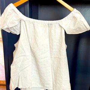 J. Crew Off the Shoulder Top